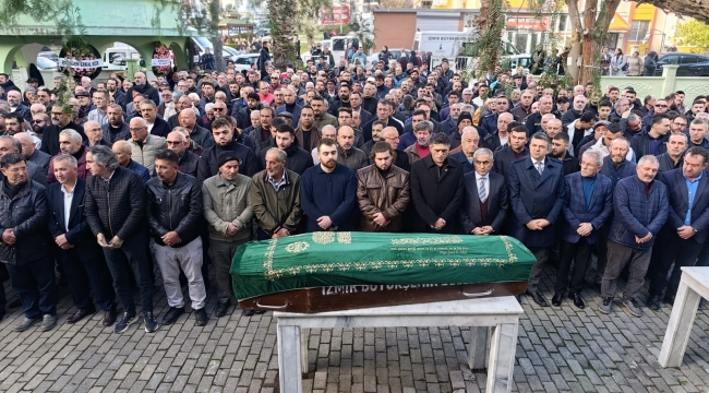 Merhum Faruk Güvercin Aliağa'da son yolculuğuna uğurlandı