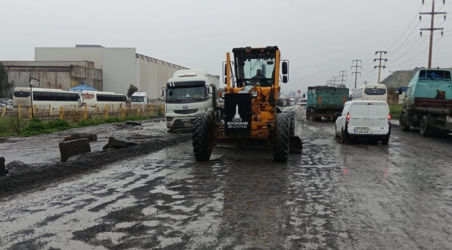 Aliağa–Yeni Foça Yolunda 4 Kilometrelik İyileştirme