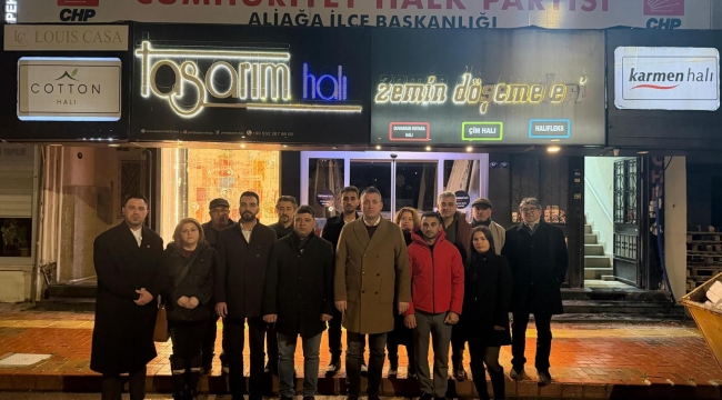 CHP Aliağa İlçe Örgütü'nden 6 Şubat Depremi Anması