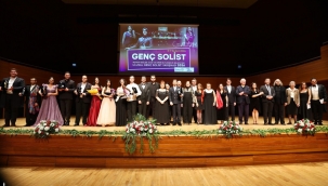 Genç Solist Yarışması'nda ödüller sahiplerini buldu
