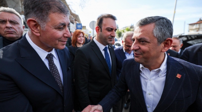 Özgür Özel ve Başkan Tugay Hatay'da