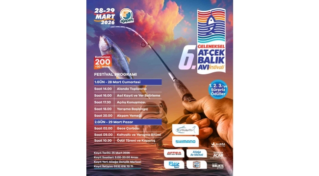 Aliağa'da '6. Geleneksel At-Çek Balık Avı Festivali' coşkusu başlıyor