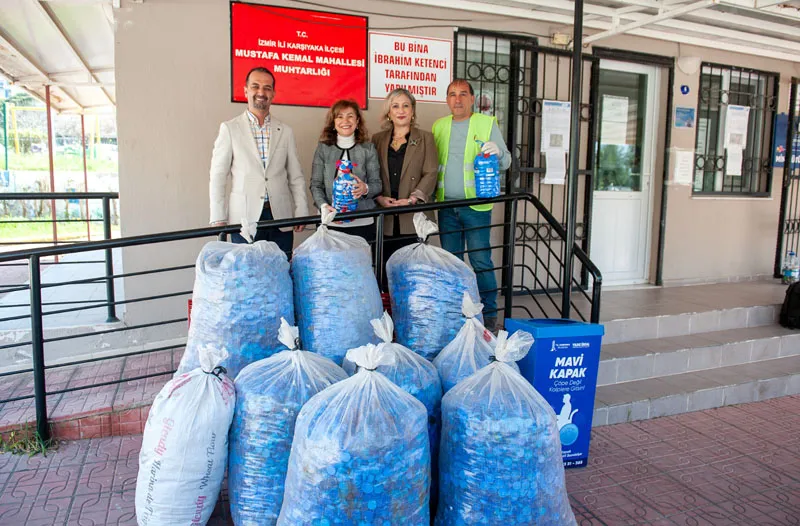 Aliağa'dan "Mavi Kapak" Kampanyasına 200 Kiloluk Destek