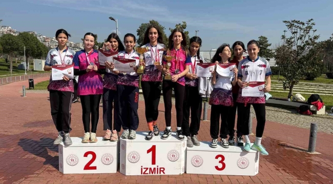 Aliağalı öğrenciler oryantiringde il dereceleri elde etti