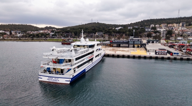 Aliaport'tan Midilli'ye ilk sefer düzenlendi
