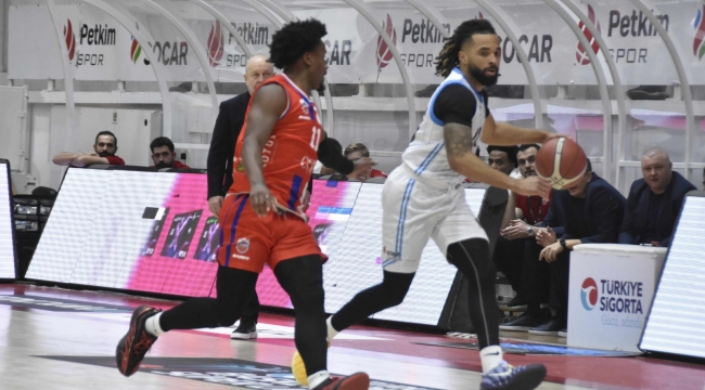 Basketbol Süper Ligi: Aliağa Petkimspor: 95 - Onvo Büyükçekmece: 104