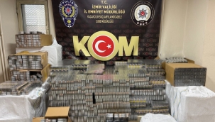 İzmir'de 4,5 milyon lira değerinde kaçak tütün mamulü ele geçirildi