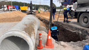 Aliağa'da taşkın riskine kalıcı çözüm