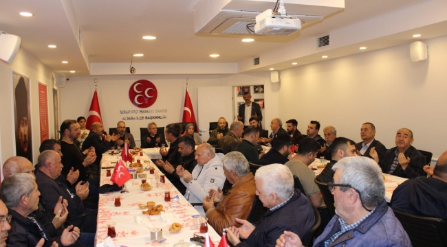 Alparslan Türkeş Vefat Yıl Dönümünde Aliağa 'da Anıldı