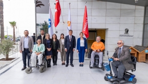 Erişilebilir kent hedefiyle 98. Kırmızı Bayrak İZTO'nun oldu