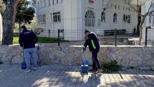 İzmir Büyükşehir Belediyesi'nin Aliağa'daki çalışmaları sürüyor