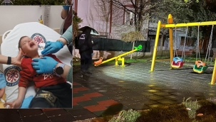 İzmir'de parkta oynayan 2 yaşındaki çocuğa bıçaklı saldırı