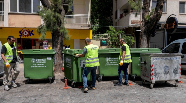 Bornova'ya 325 yeni çöp konteyneri