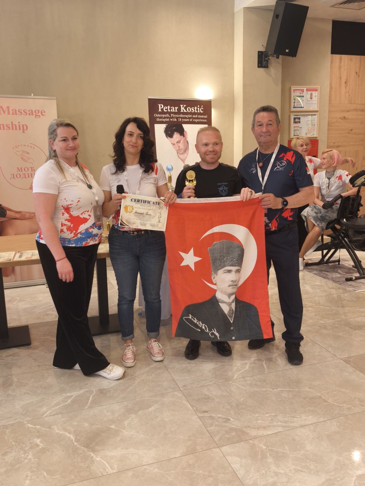 Uluslararası Masaj Şampiyonası'nda İzmir rüzgarı