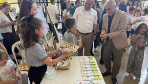 Aliağa'da "Küçük Eller Güçlü Kalemler" Projesi Sergisi Açıldı