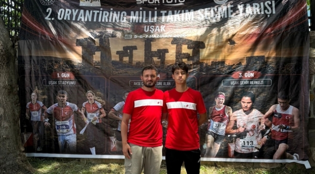 Aliağalı oryantiring sporcusu Eymen Vatansever milli takımda