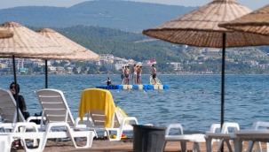 Aliağa'da Mavi Bayraklı plaj sayısı 3'e yükseldi
