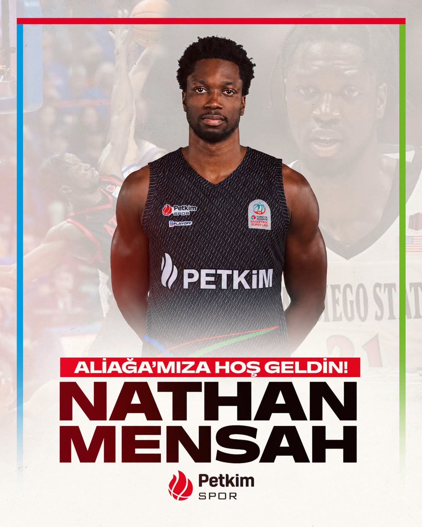 Aliağa Petkimspor, Nathan Mensah'ı kadrosuna kattı