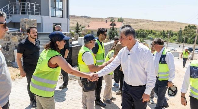 Başkan Tugay: Aliağa'nın altyapı sorununu kalıcı olarak çözüyoruz