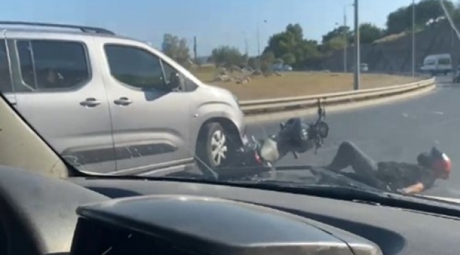 İzmir'de motosikletliye kasten çarpıp kaçan sürücüye ağır ceza