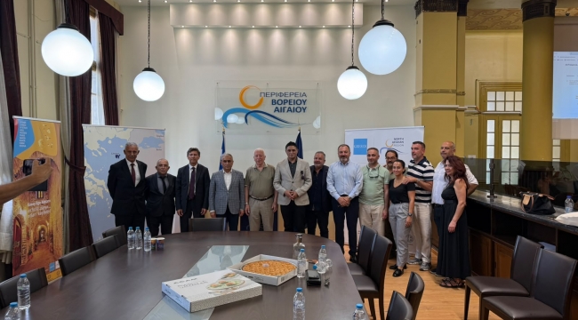 Midilli'de Aliağa Heyetiyle Kapsamlı İş Birliği Zirvesi