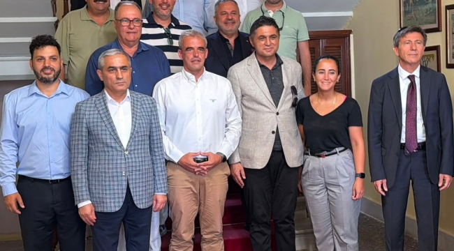 Midilli'de Aliağa Heyetiyle Kapsamlı İş Birliği Zirvesi